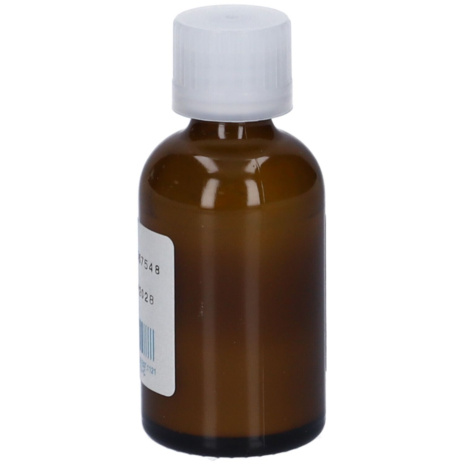 Flacone di vetro marrone con tappo bianco. Etichetta con Seki 35,4 mg/ml. Codice a barre e numero di lotto.