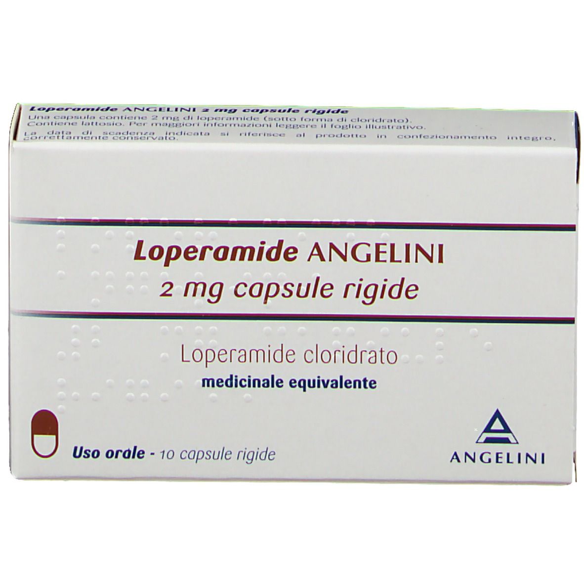 Loperamide Angelini 2 mg Capsule rigide