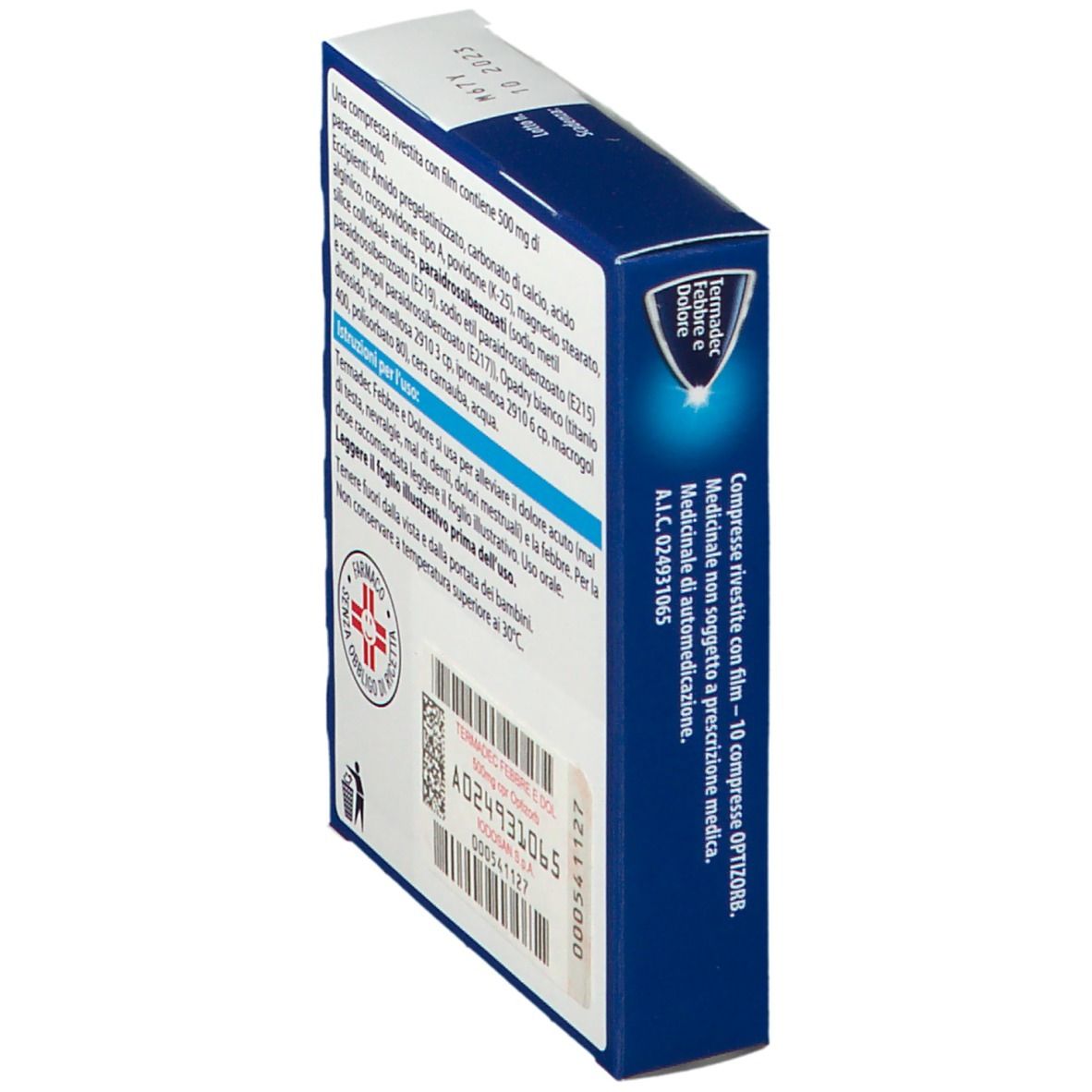Termadec Febbre e Dolore Paracetamolo 500 mg