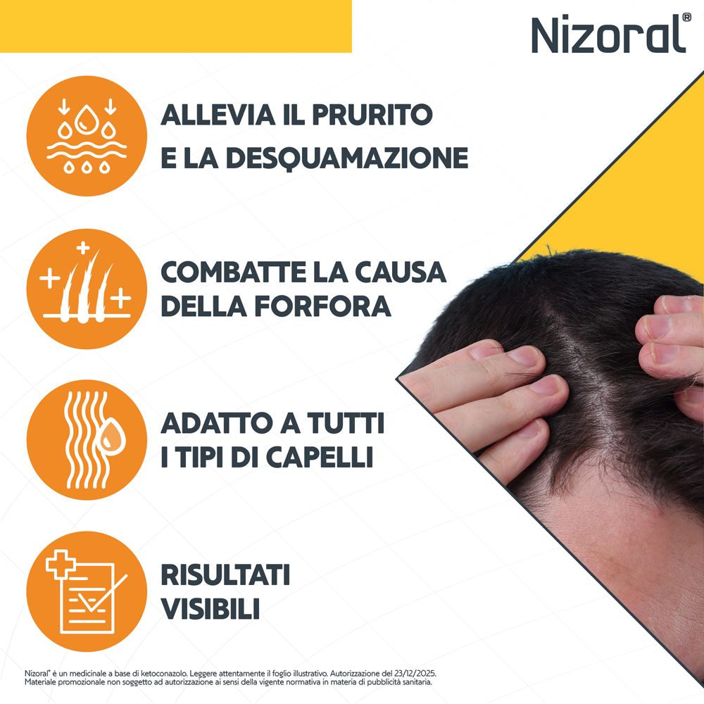 Icone per sollievo dal prurito, lotta alla forfora e per tutti i tipi di capelli.