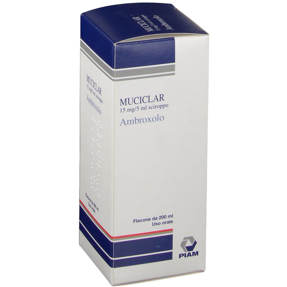MUCICLAR 15mg/5ml sciroppo