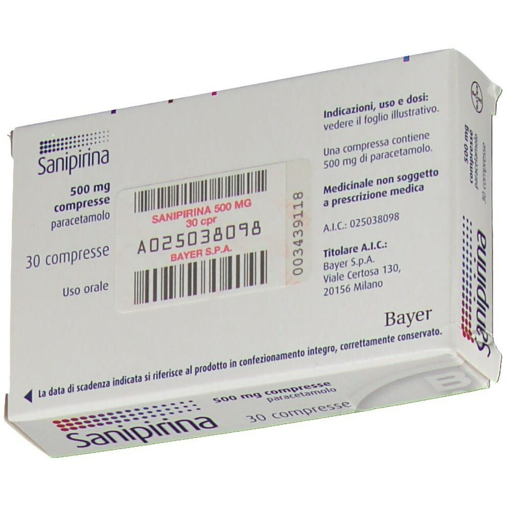 Sanipirina 500 mg Compresse Paracetamolo