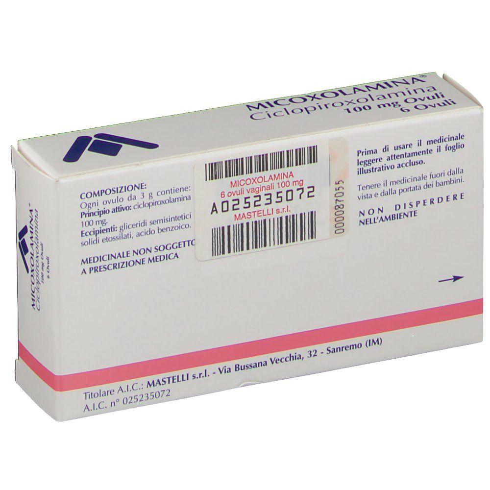 MICOXOLAMINA 100 mg Ovuli vaginali