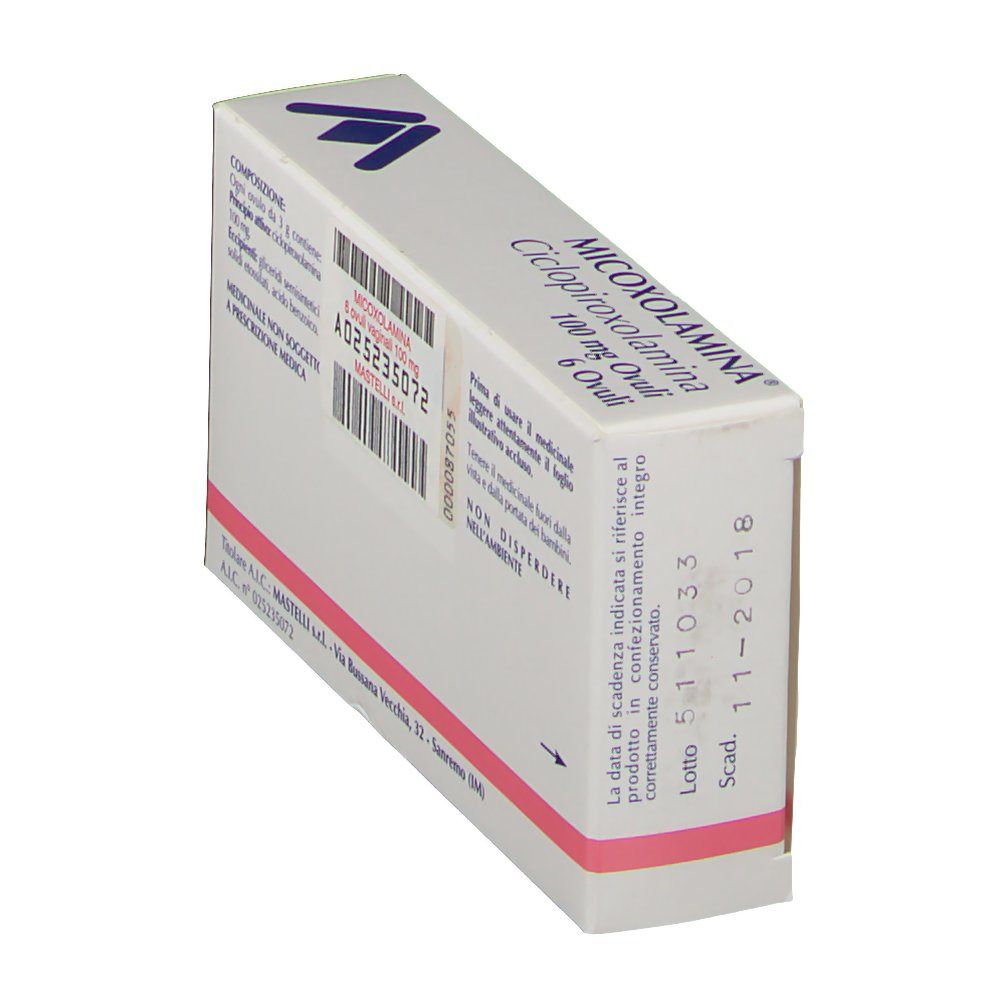 MICOXOLAMINA 100 mg Ovuli vaginali