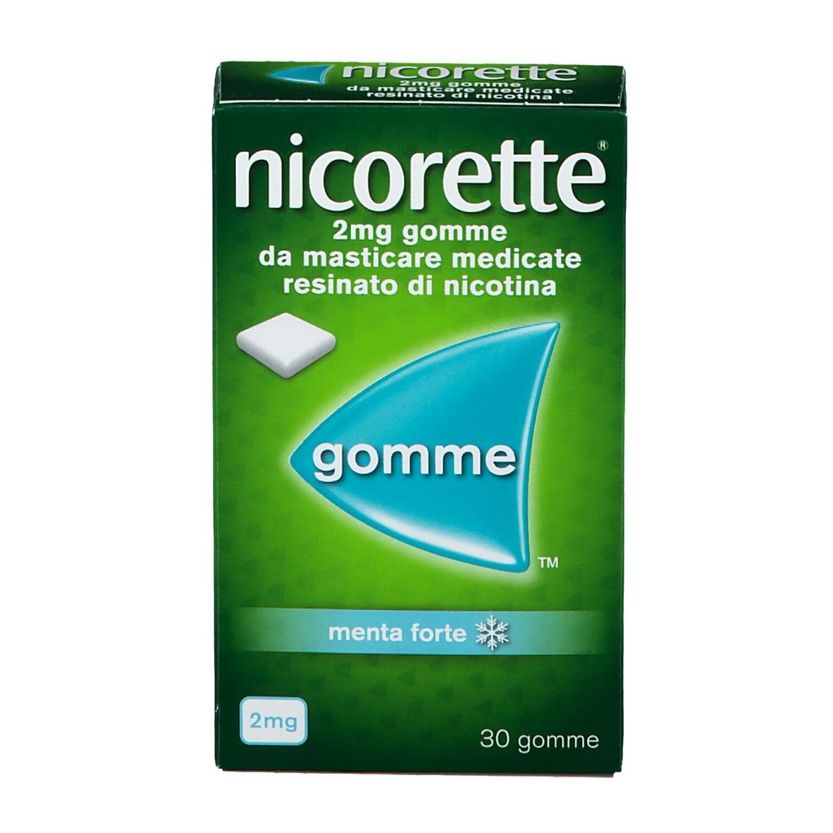 Nicorette® Menta Forte Gomme da masticare 30 pz 2 mg 30 pz