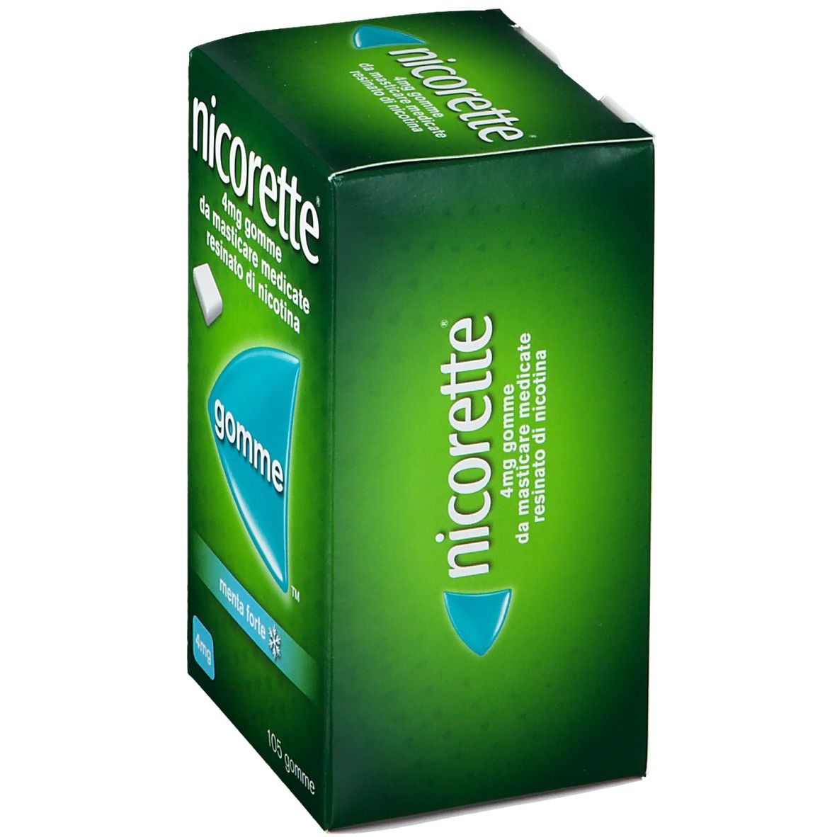 Nicorette® Menta Forte Gomme da masticare 105 pz 4 mg