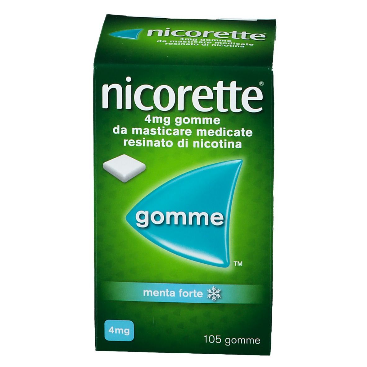 Nicorette® Menta Forte Gomme da masticare 105 pz 4 mg