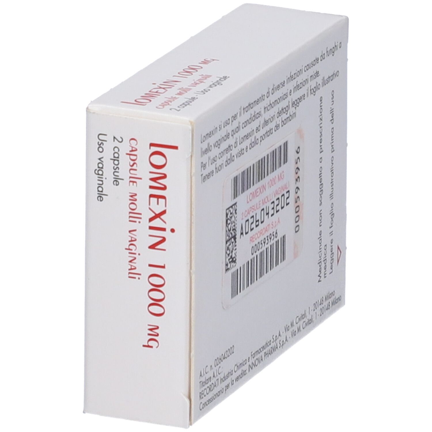 Lomexin 1000 mg capsule molli vaginali