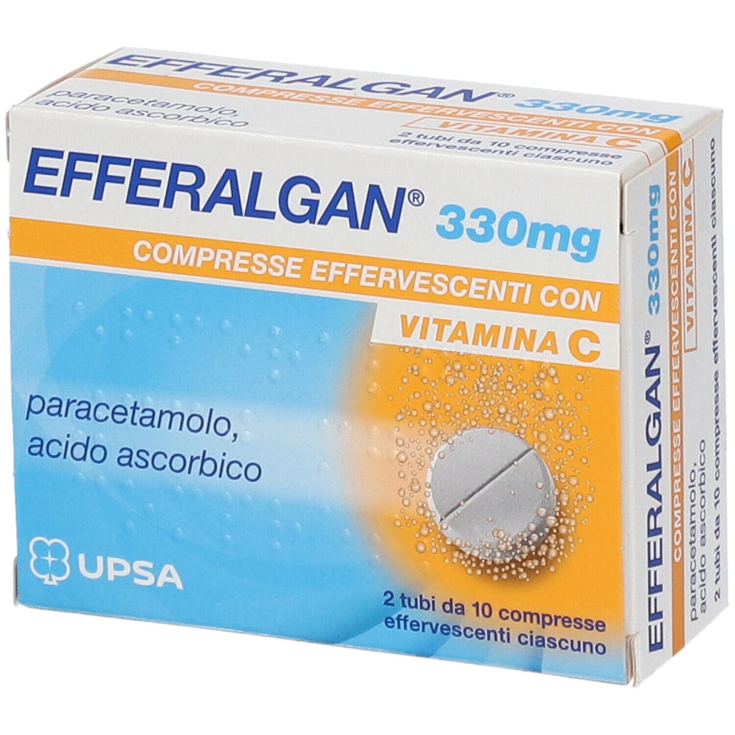 EFFERALGAN® 330 mg Compresse Effervescenti con Vitamina C