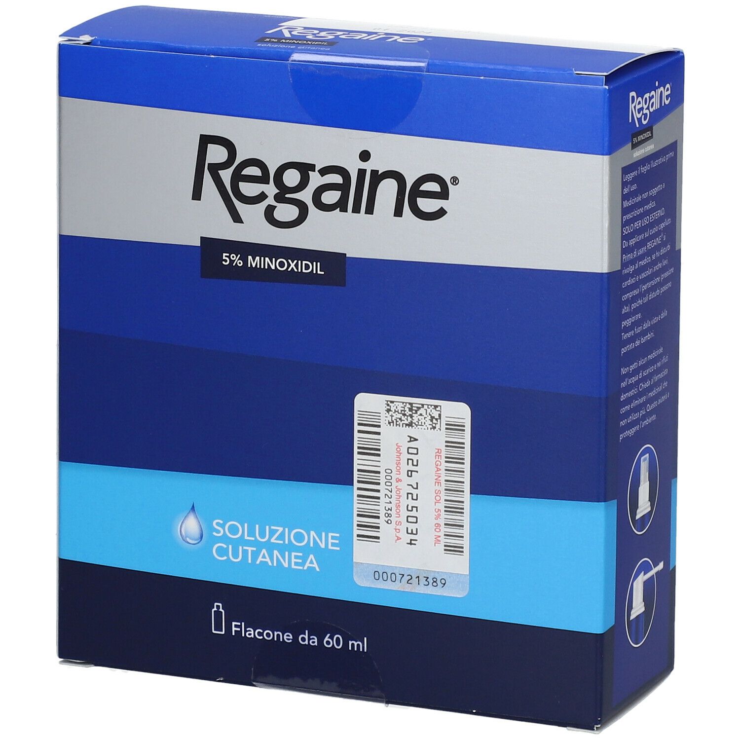 Regaine® 5% Minoxidil Soluzione Cutanea
