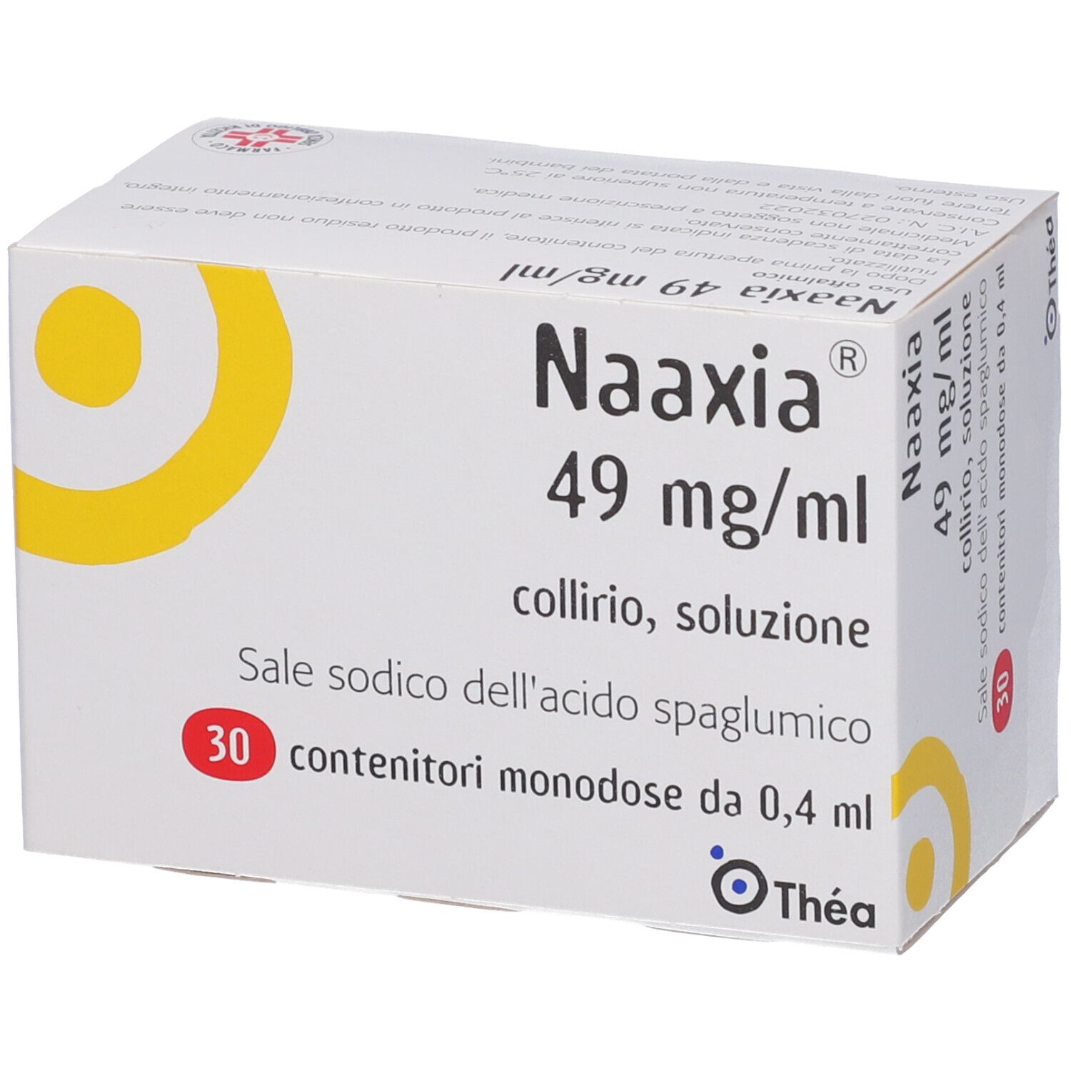 NAAXIA Collirio Flaconi monodose 30x0,4 ml