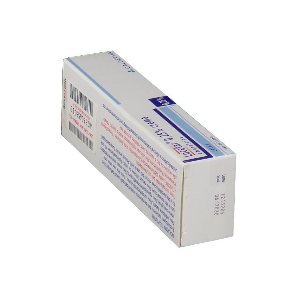 Locetar® 0,25 % Crema Cutanea