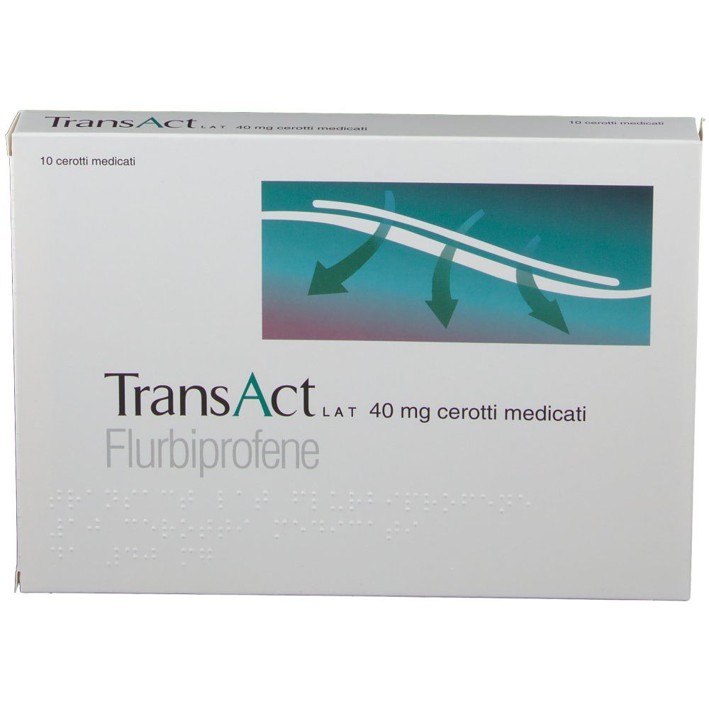 TransAct LAT cerotti medicati Flurbriprofene