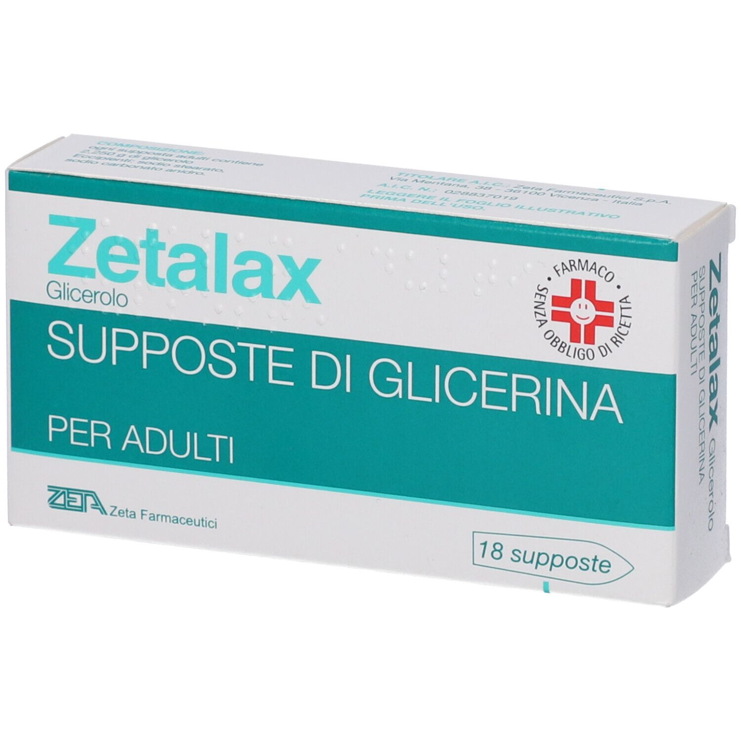 Zetalax Supposte di Glicerina per Adulti