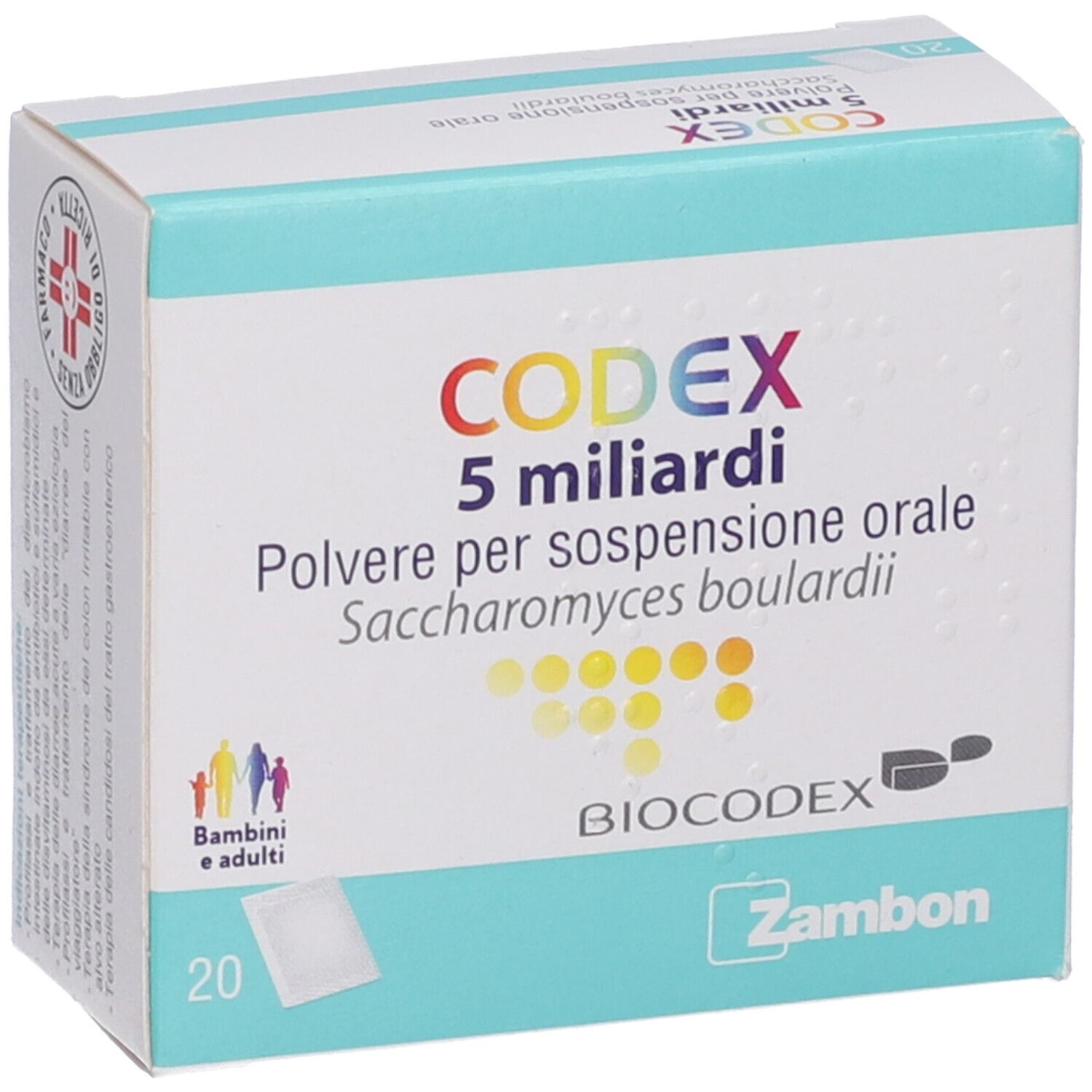 CODEX 5 miliardi 20 bustine