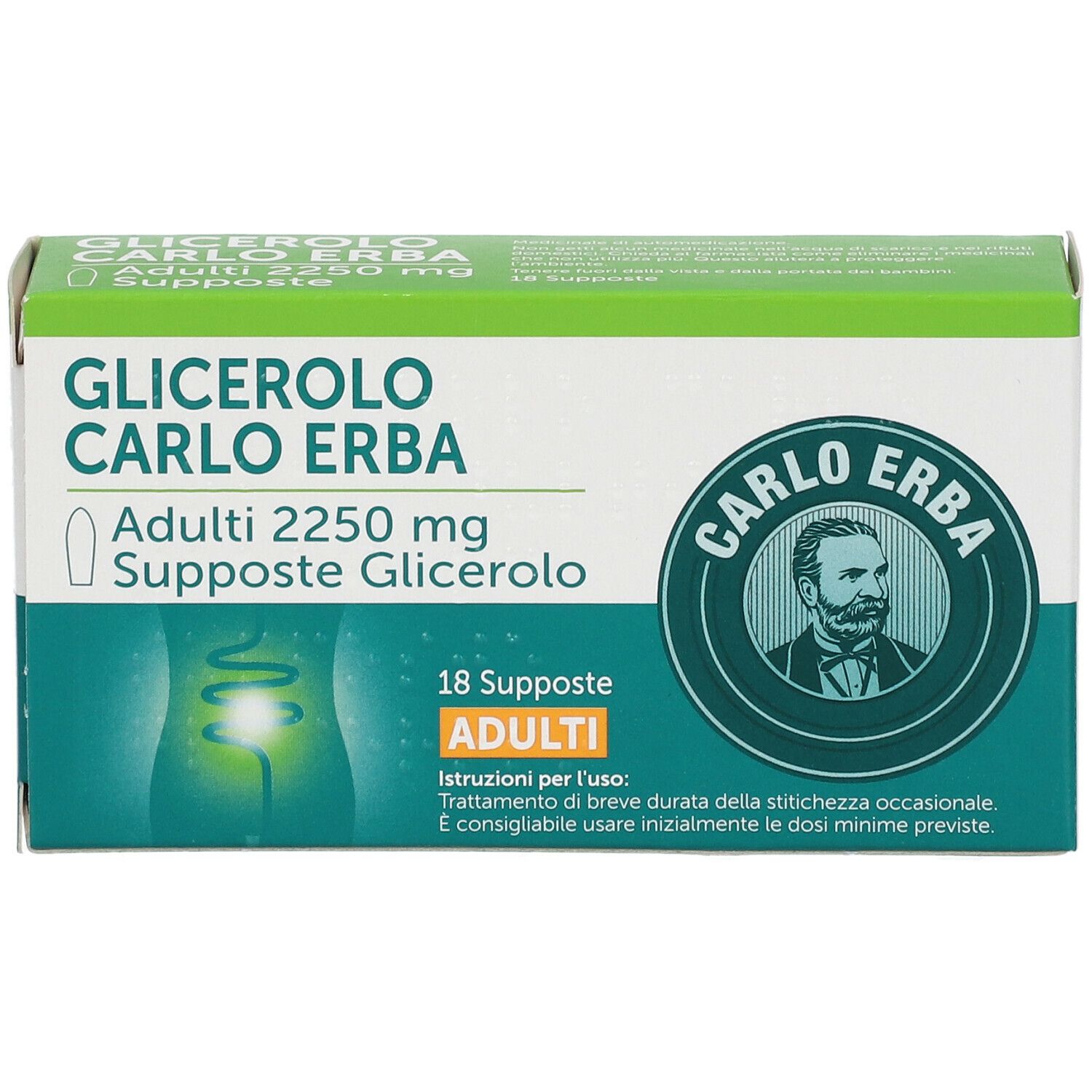 Glicerolo Carlo Erba 2250 mg Supposte Adulti