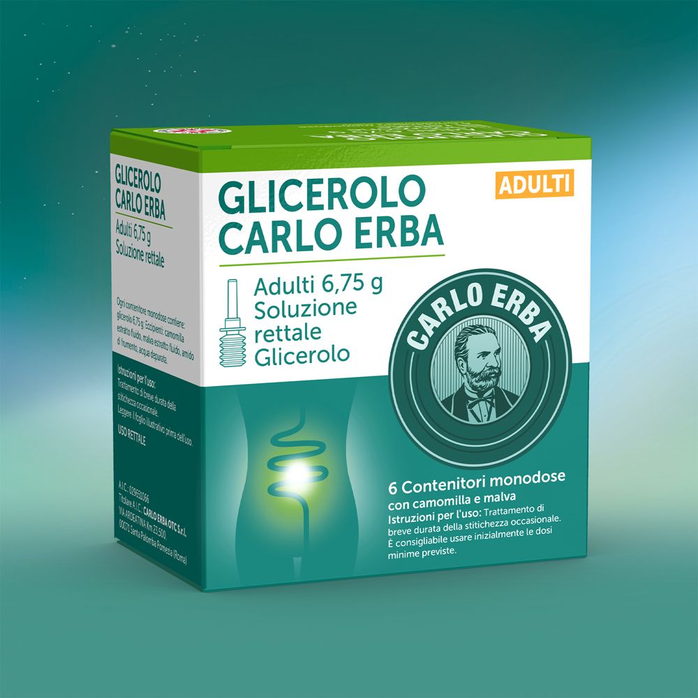 CARLO ERBA GLICEROLO Soluzione Rettale 6,75 g