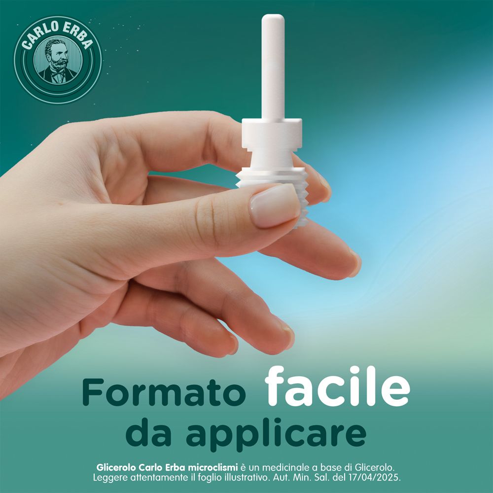 CARLO ERBA GLICEROLO Soluzione Rettale 6,75 g