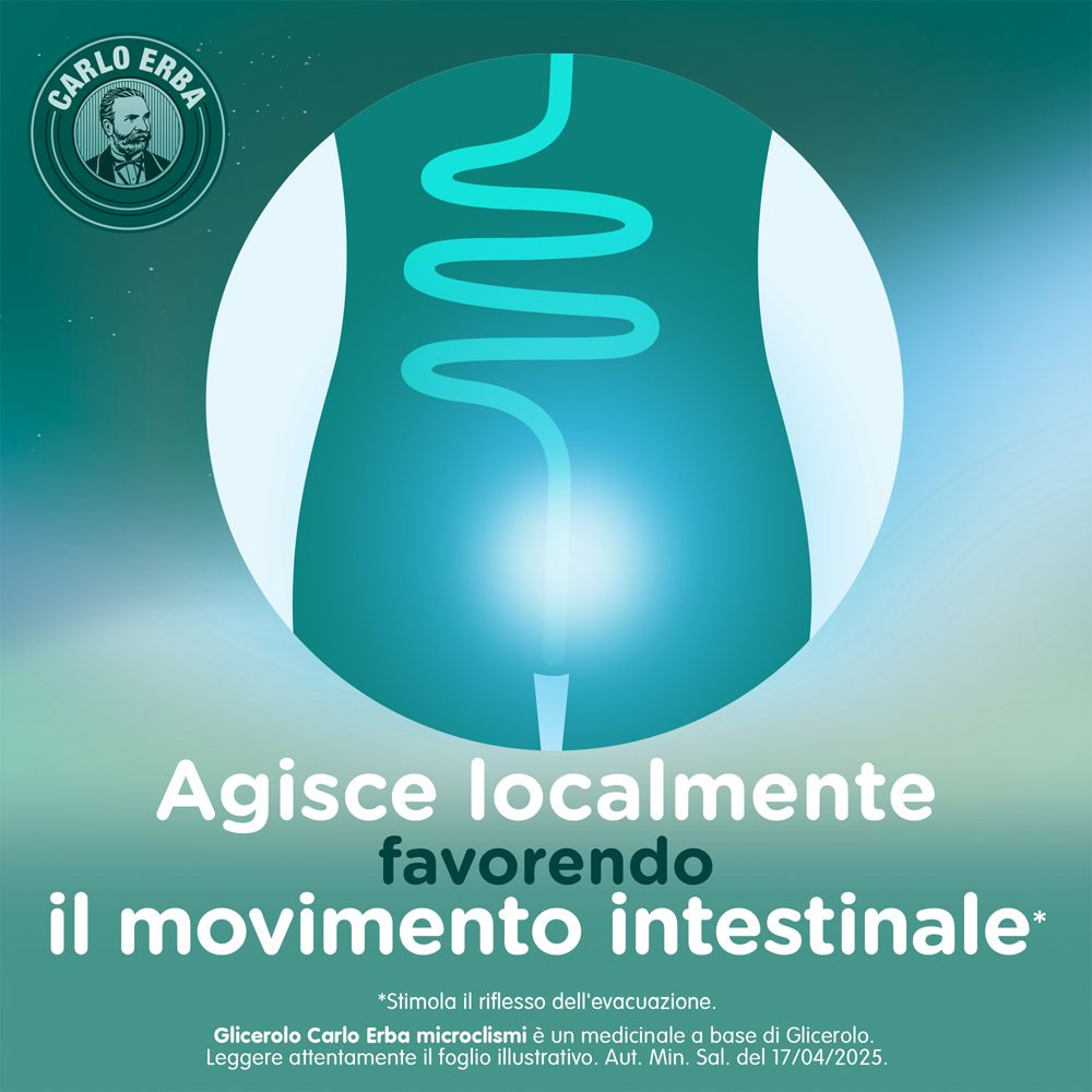 CARLO ERBA GLICEROLO Soluzione Rettale 6,75 g