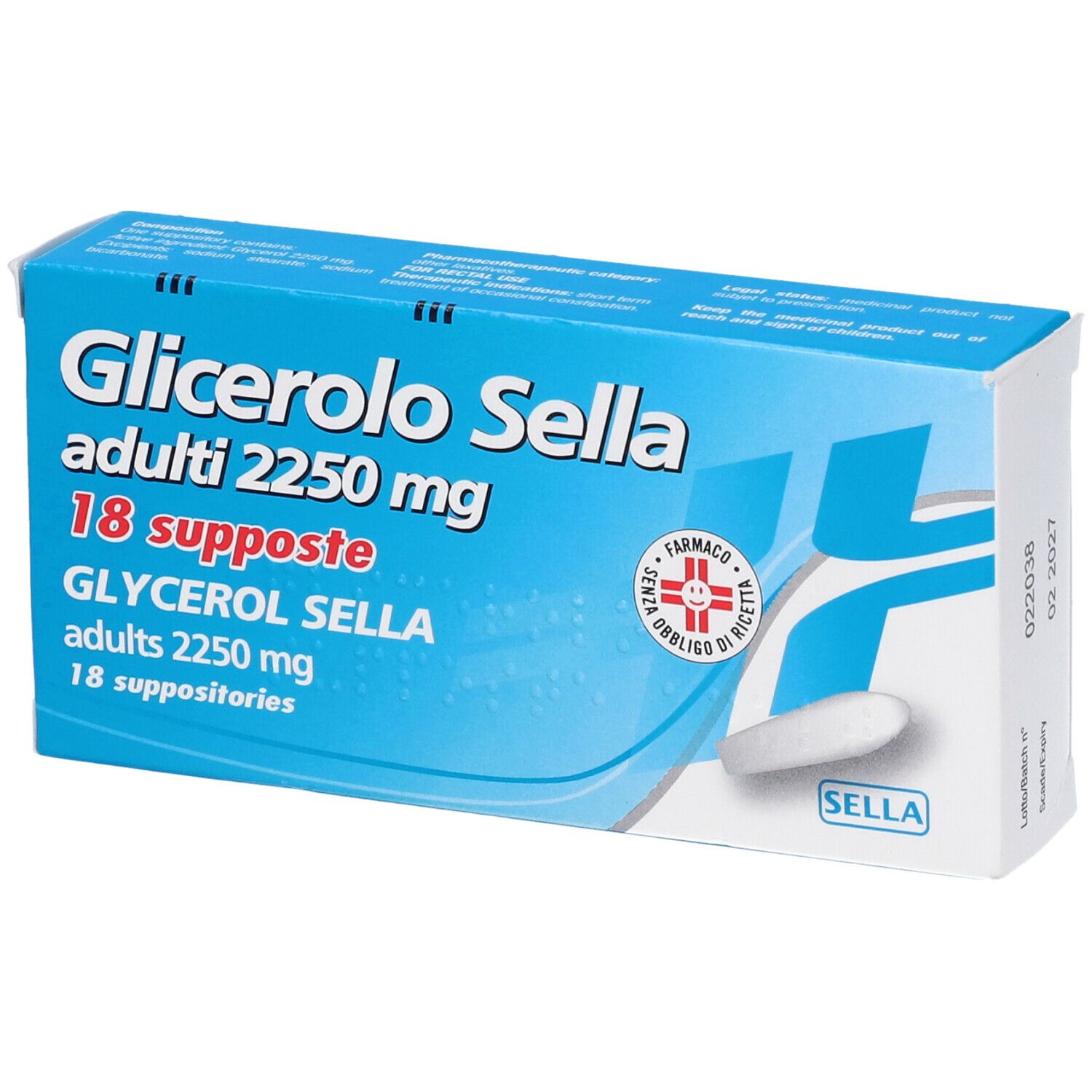GLICEROLO SELLA Adulti 2250 mg