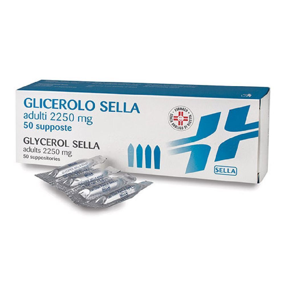 Glicerolo Sella Adulti 2250 mg Supposte