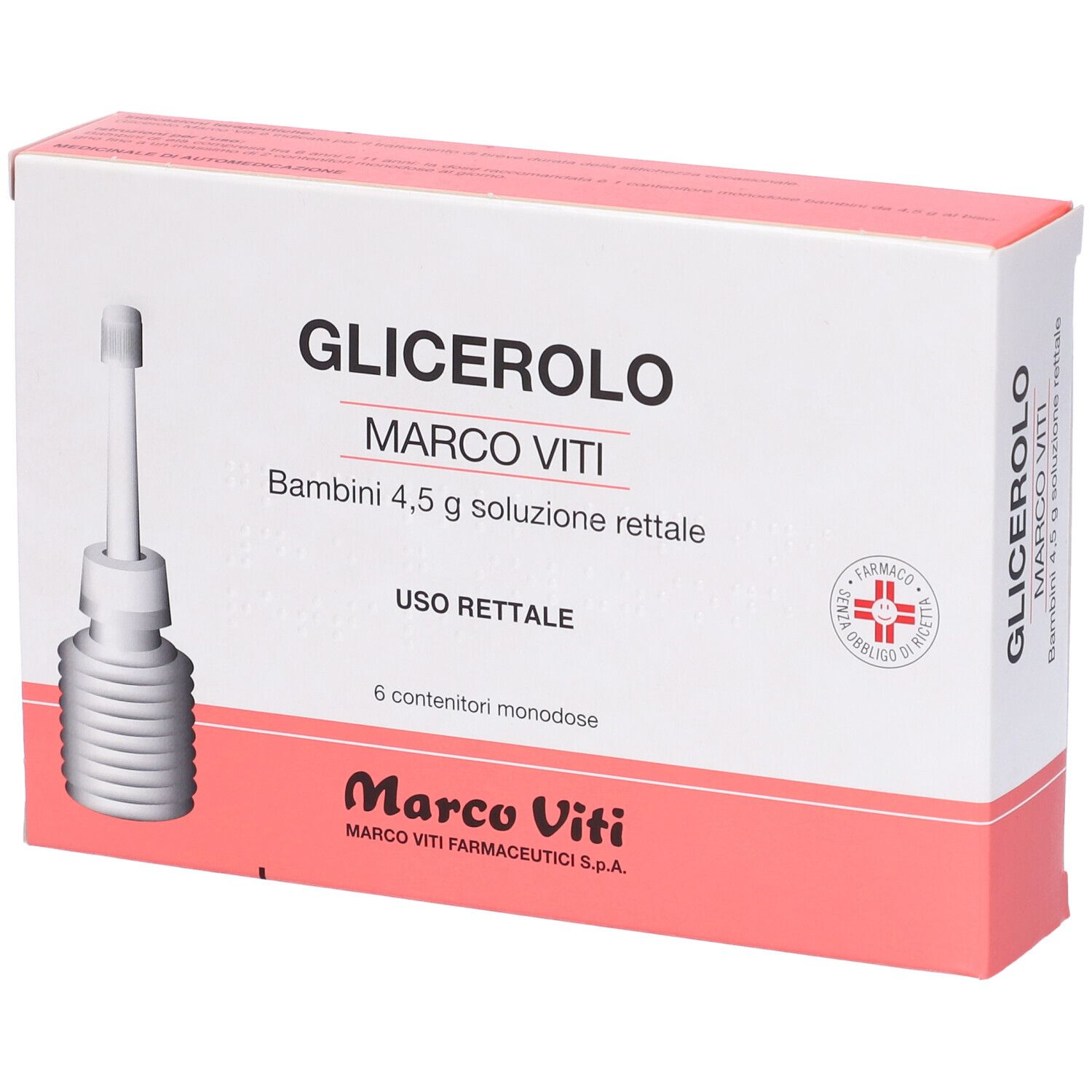 GLICEROLO Marco Viti Bambini 4,5 g Soluzione Rettale
