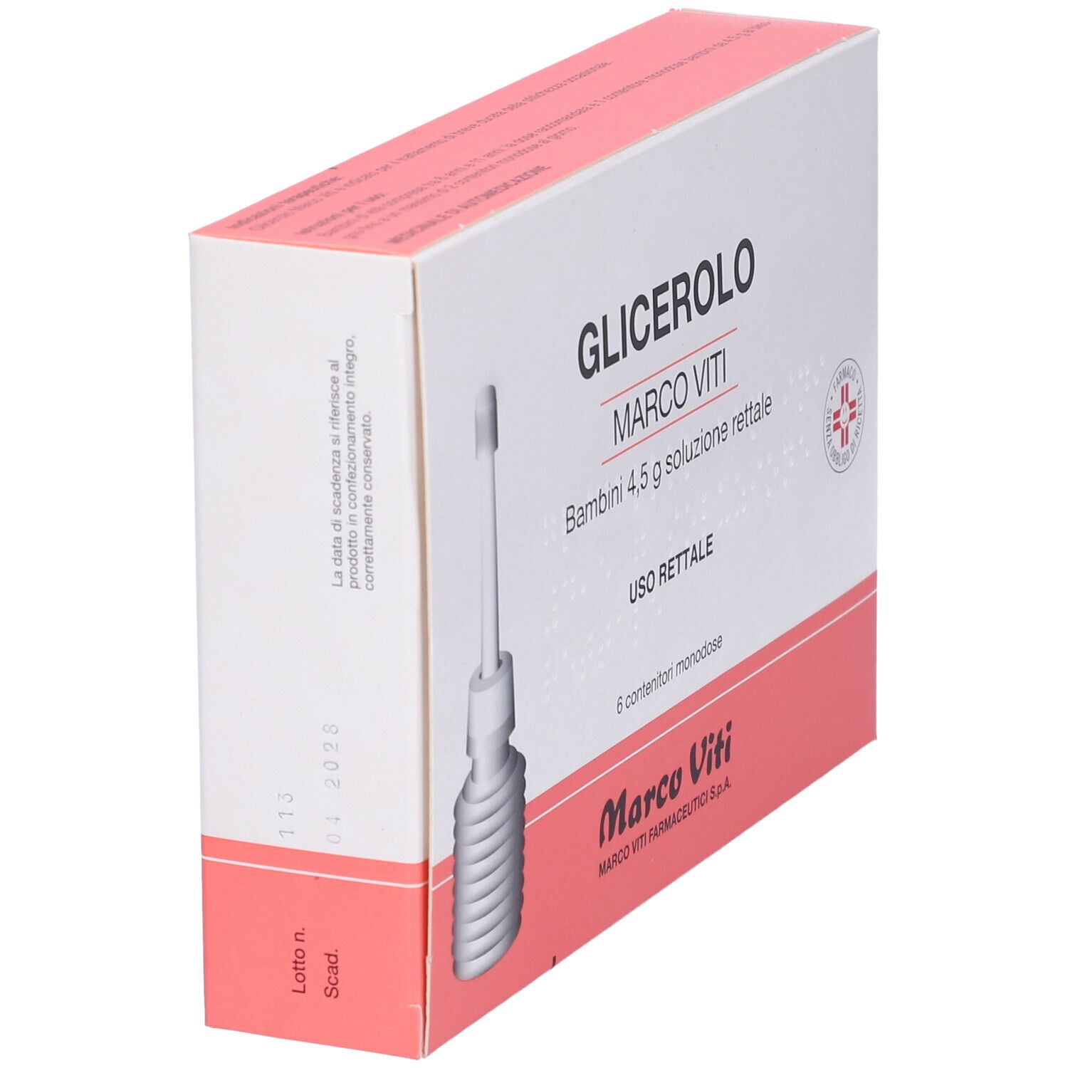 GLICEROLO Marco Viti Bambini 4,5 g Soluzione Rettale