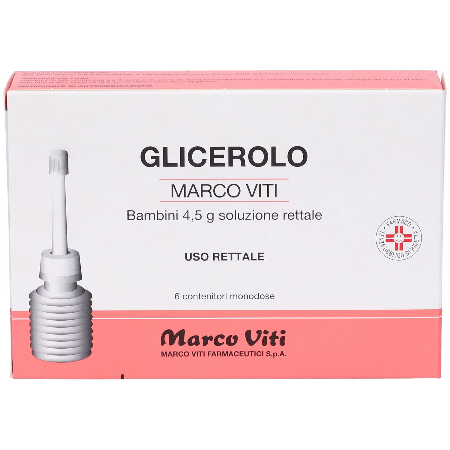 GLICEROLO Marco Viti Bambini 4,5 g Soluzione Rettale