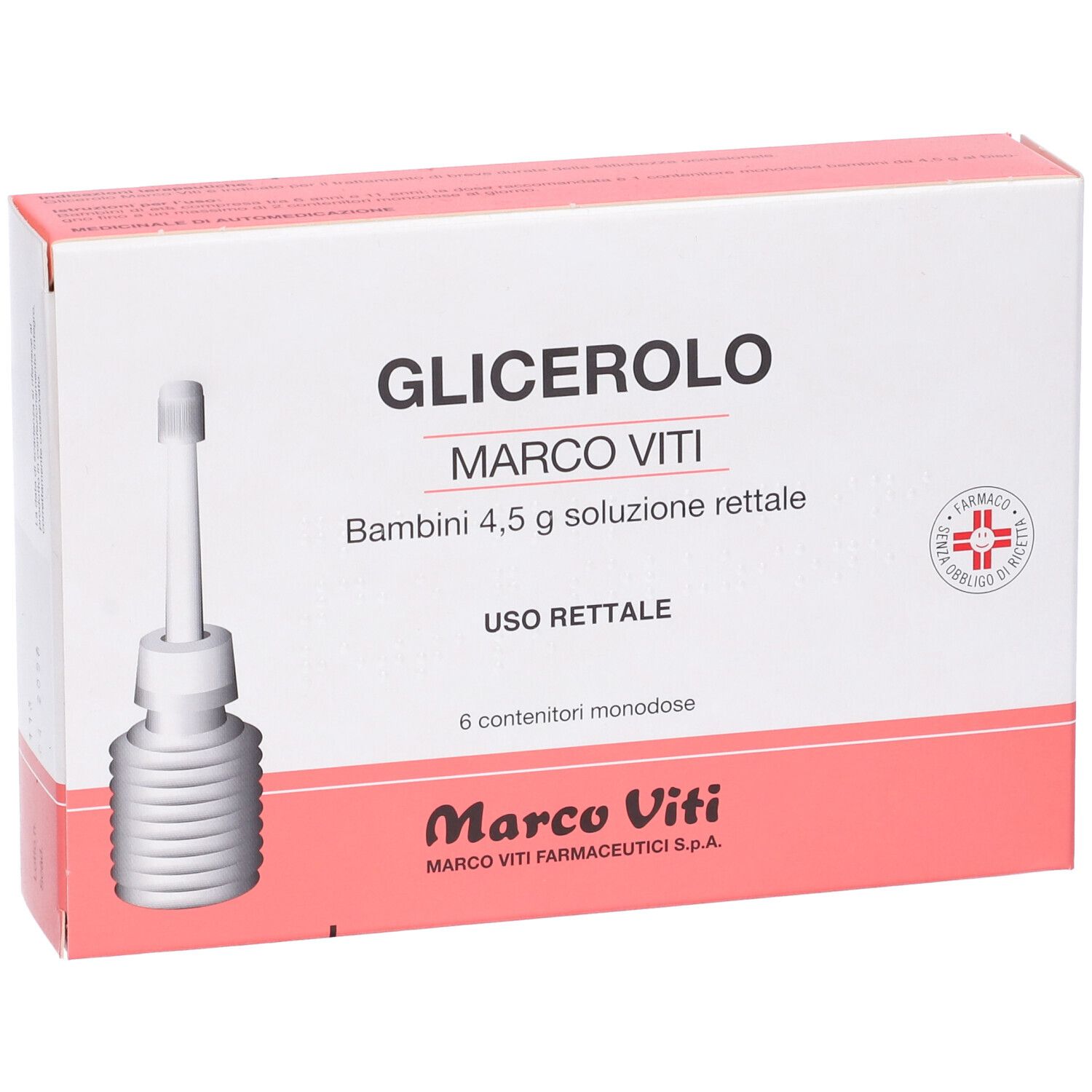 GLICEROLO Marco Viti Bambini 4,5 g Soluzione Rettale