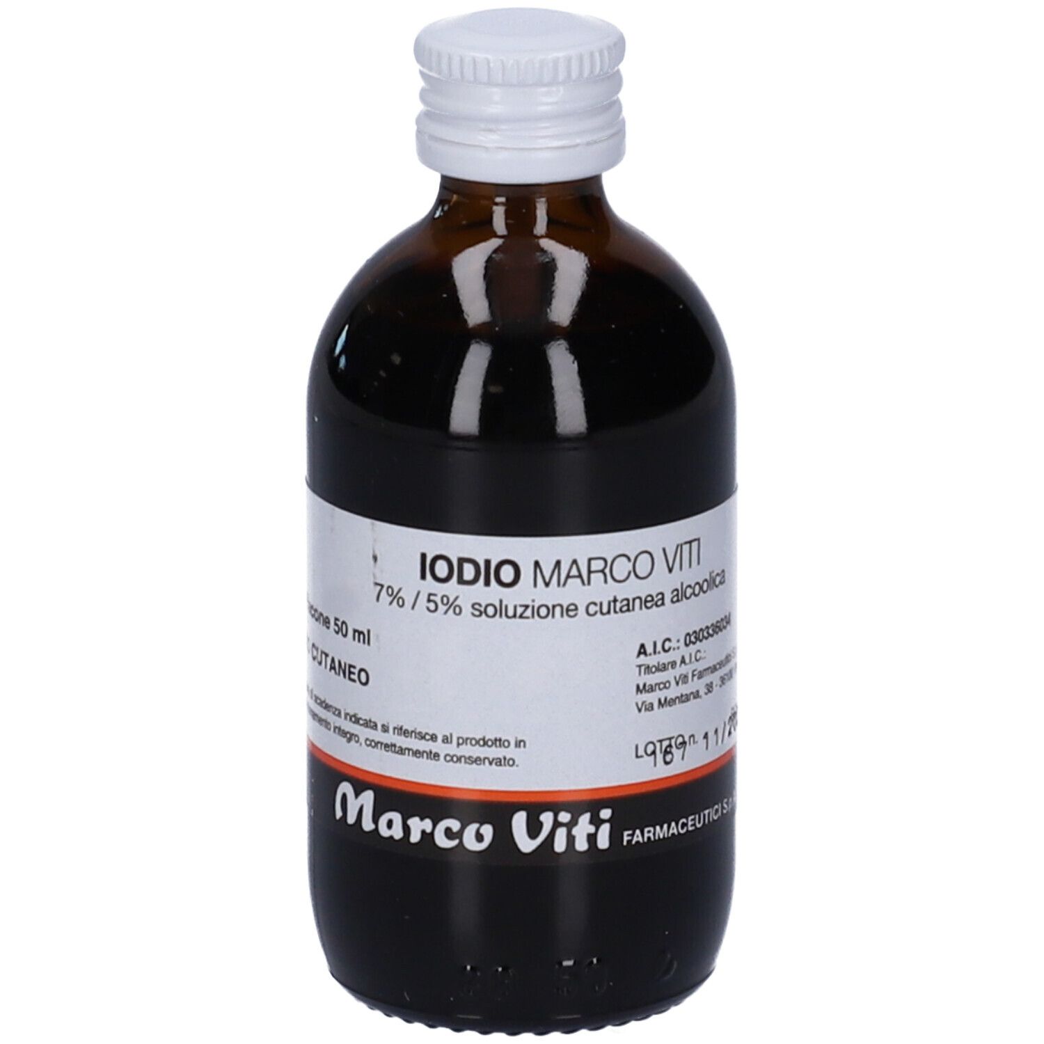 IODIO MARCO VITI 7%/5% SOLUZIONE CUTANEA ALCOLICA