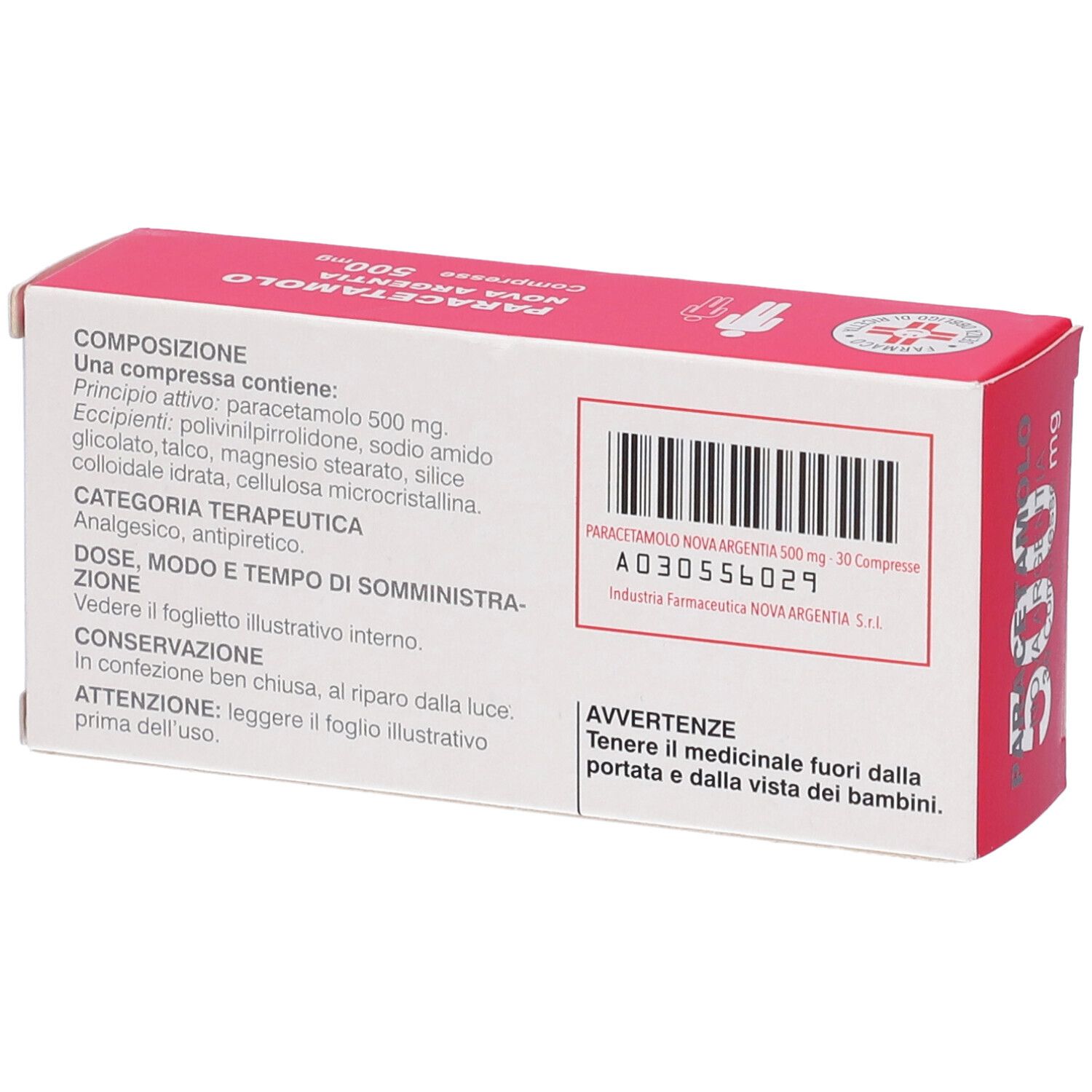 PARACETAMOLO NOVA ARGENTIA 500 mg compresse