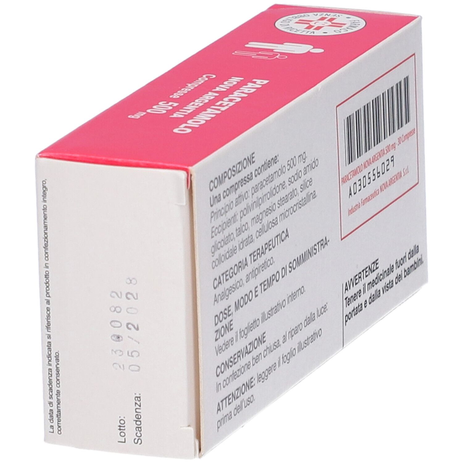 PARACETAMOLO NOVA ARGENTIA 500 mg compresse