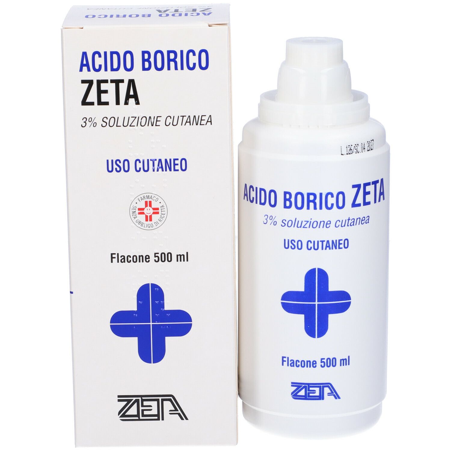 Acido Borico Afom 3% 500 ml Acqua Borica - TuttoFarma