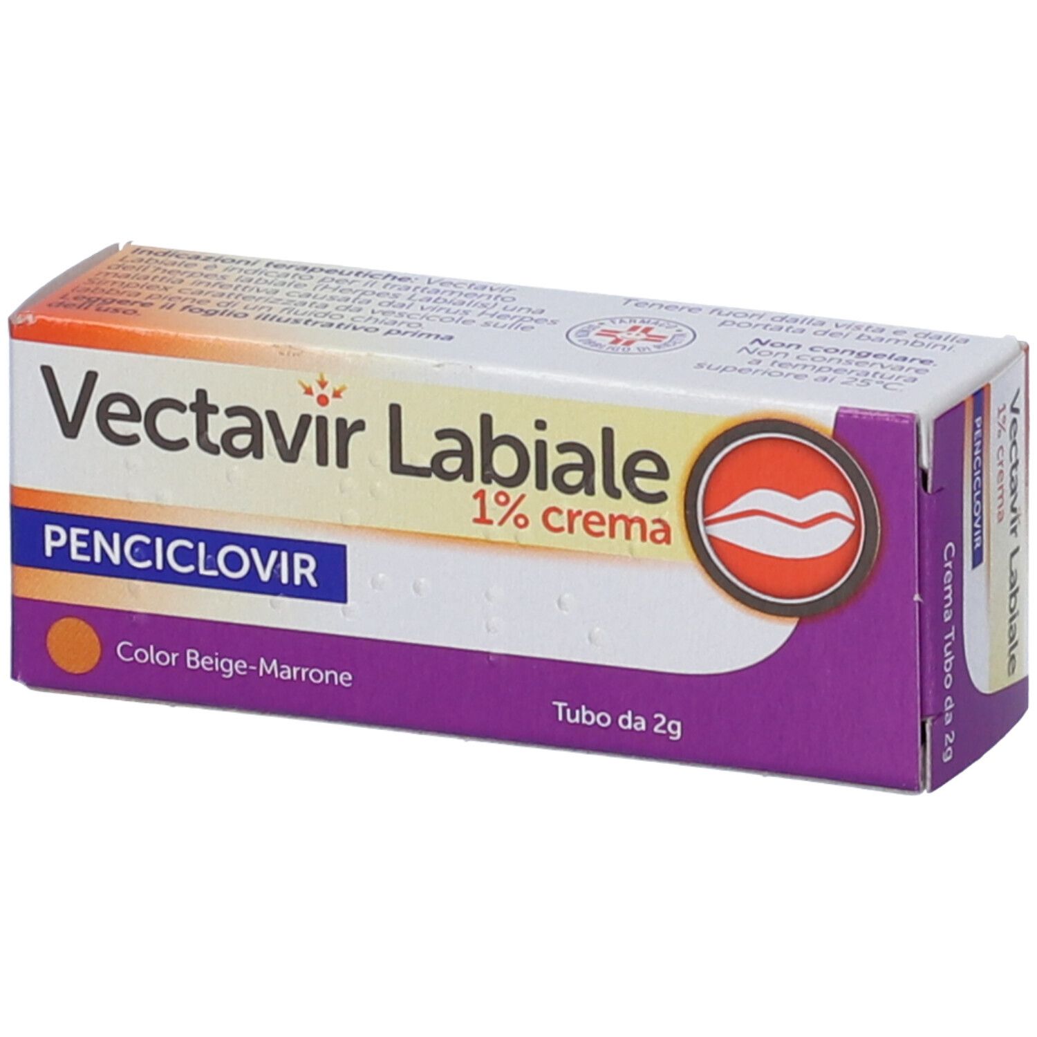 Vectavir Labiale 1% crema