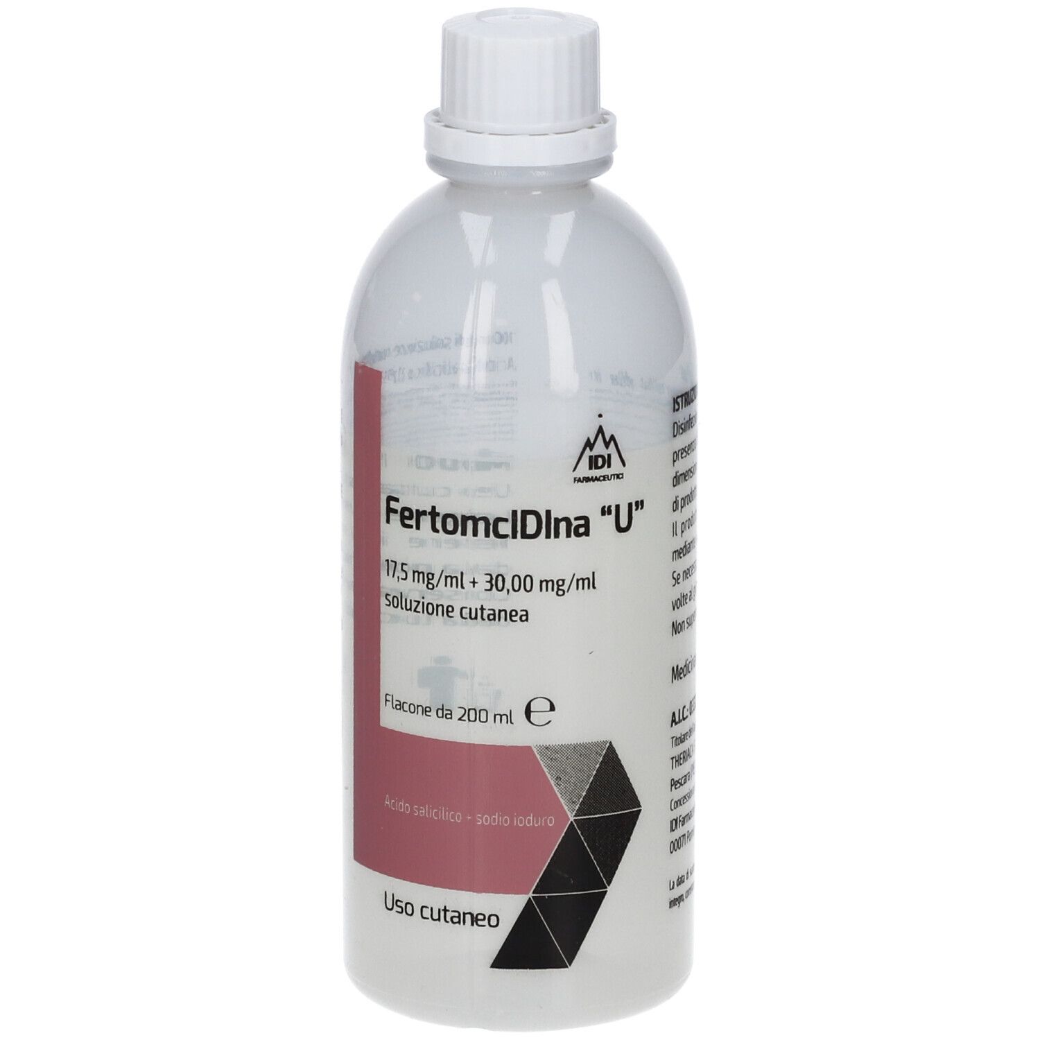 Fertomcidina U 17,5 Mg/Ml + 30,00 Mg/Ml soluzione cutanea