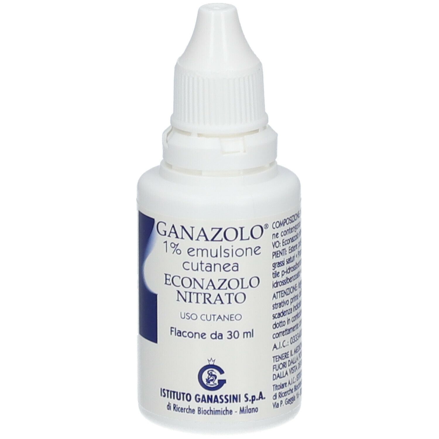 GANAZOLO® 1% Emulsione Cutanea Flacone da 30 ml