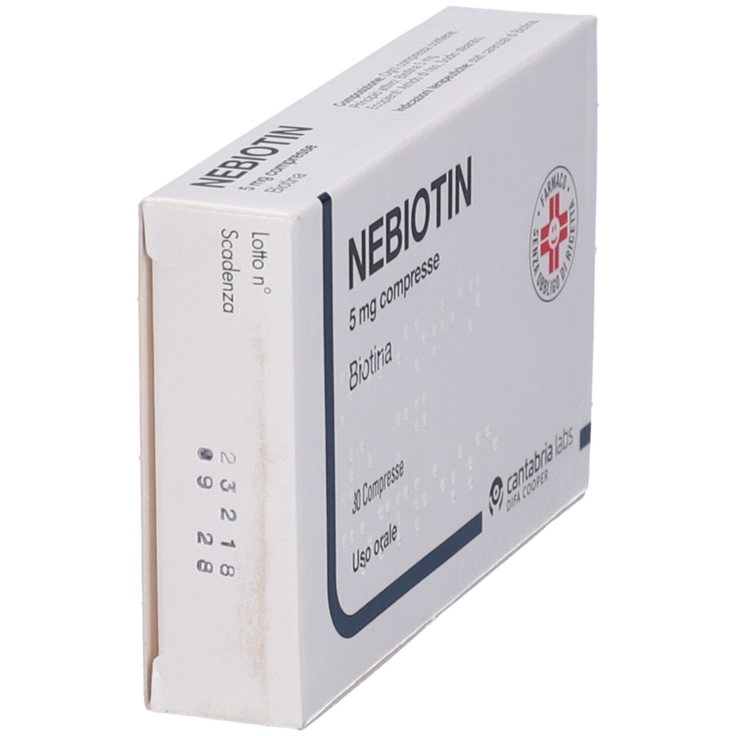 NEBIOTIN 5 mg compresse