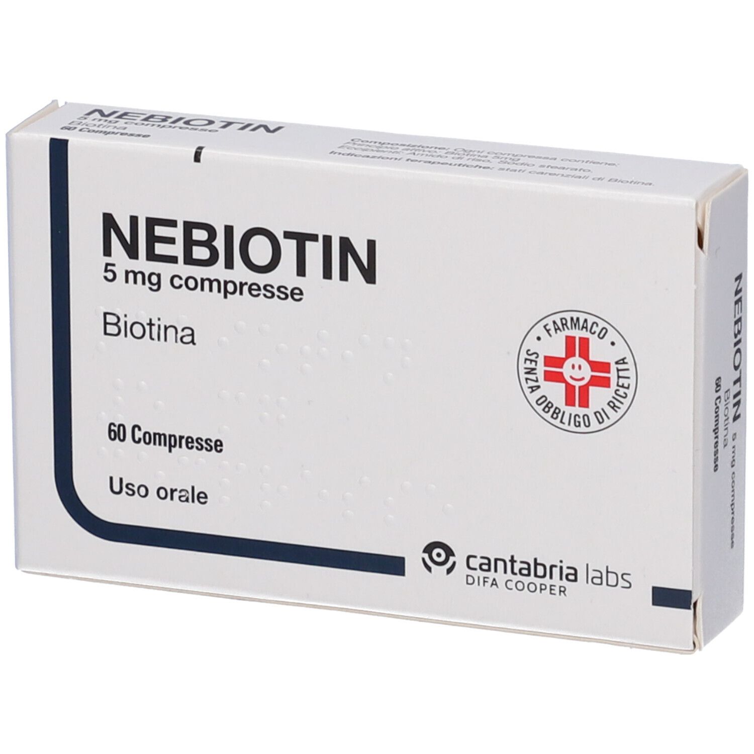 Nebiotin  5 mg Compresse Biotina