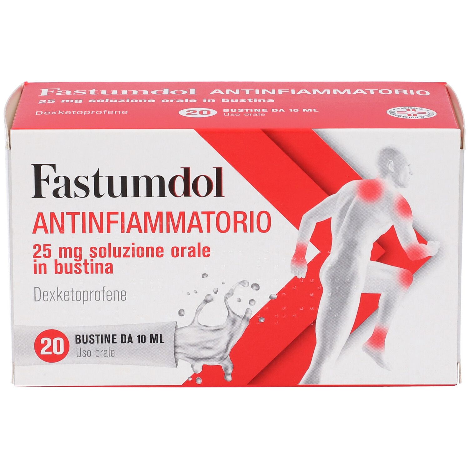Fastumdol Antinfiammatorio 25 mg soluzione orale in bustina