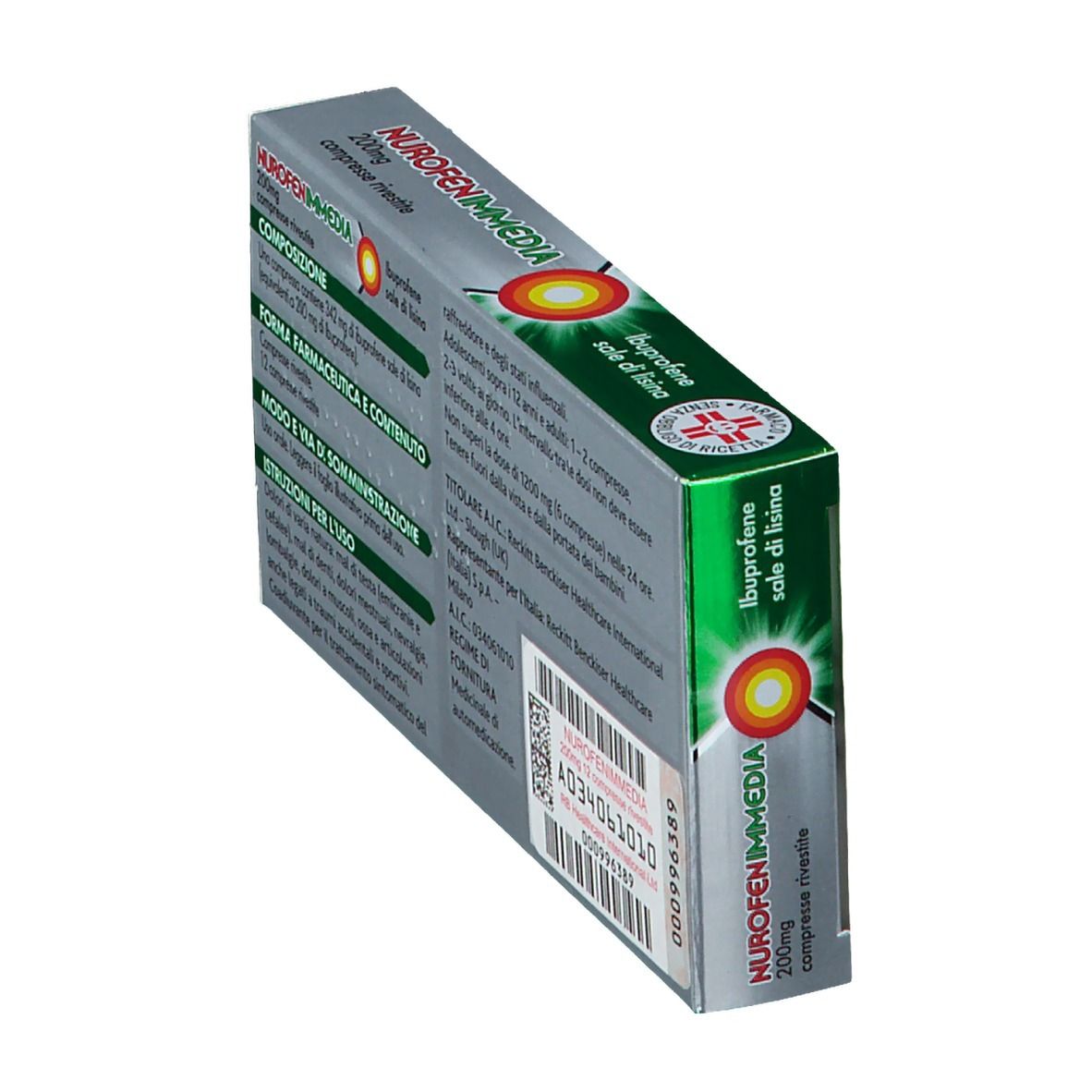 NUROFENIMMEDIA 12 Compresse rivestite 200 mg