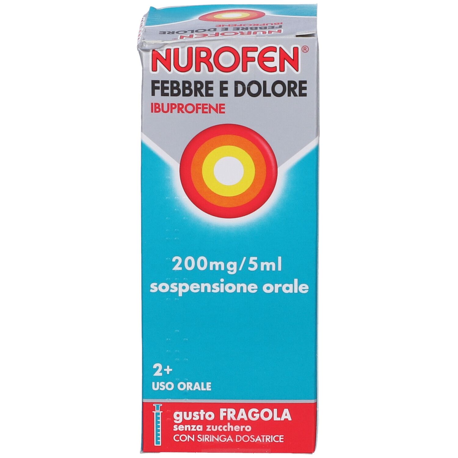 Nurofen® Febbre e Dolore 200mg/5ml Gusto fragola