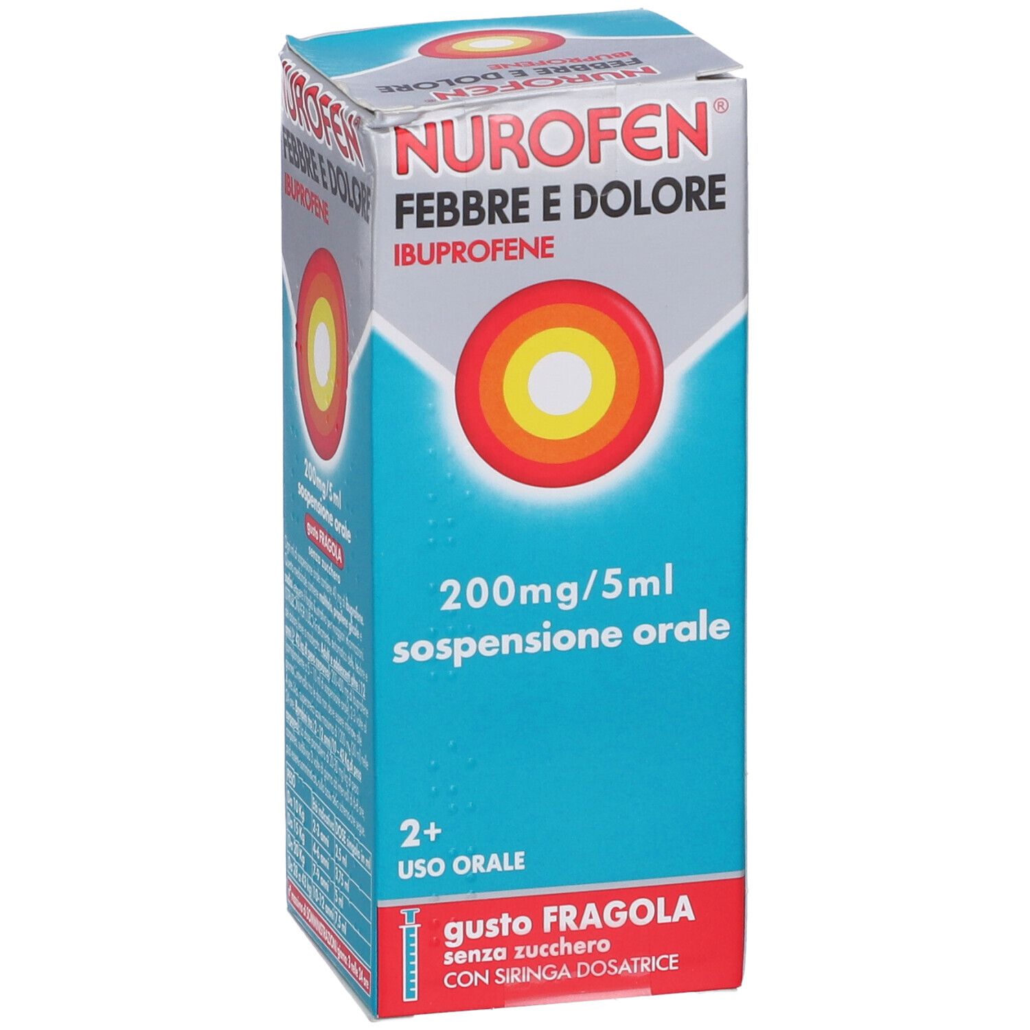 Nurofen® Febbre e Dolore 200mg/5ml Gusto fragola