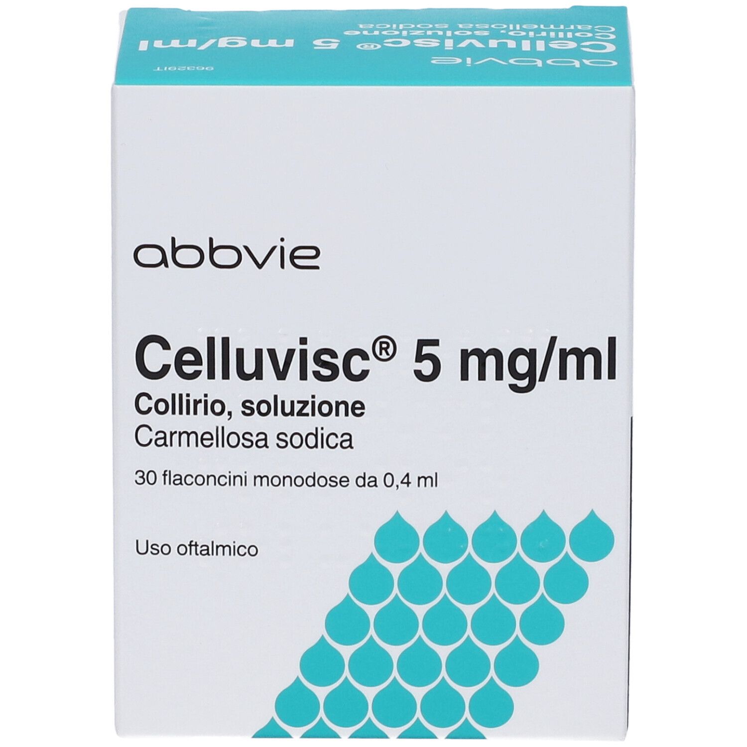 Celluvisc 5mg collirio monodose, 30 flaconcini da 0.4ml