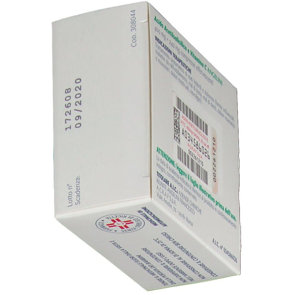 Acido Acetilsalicilico e Vitamina C compresse effervescenti