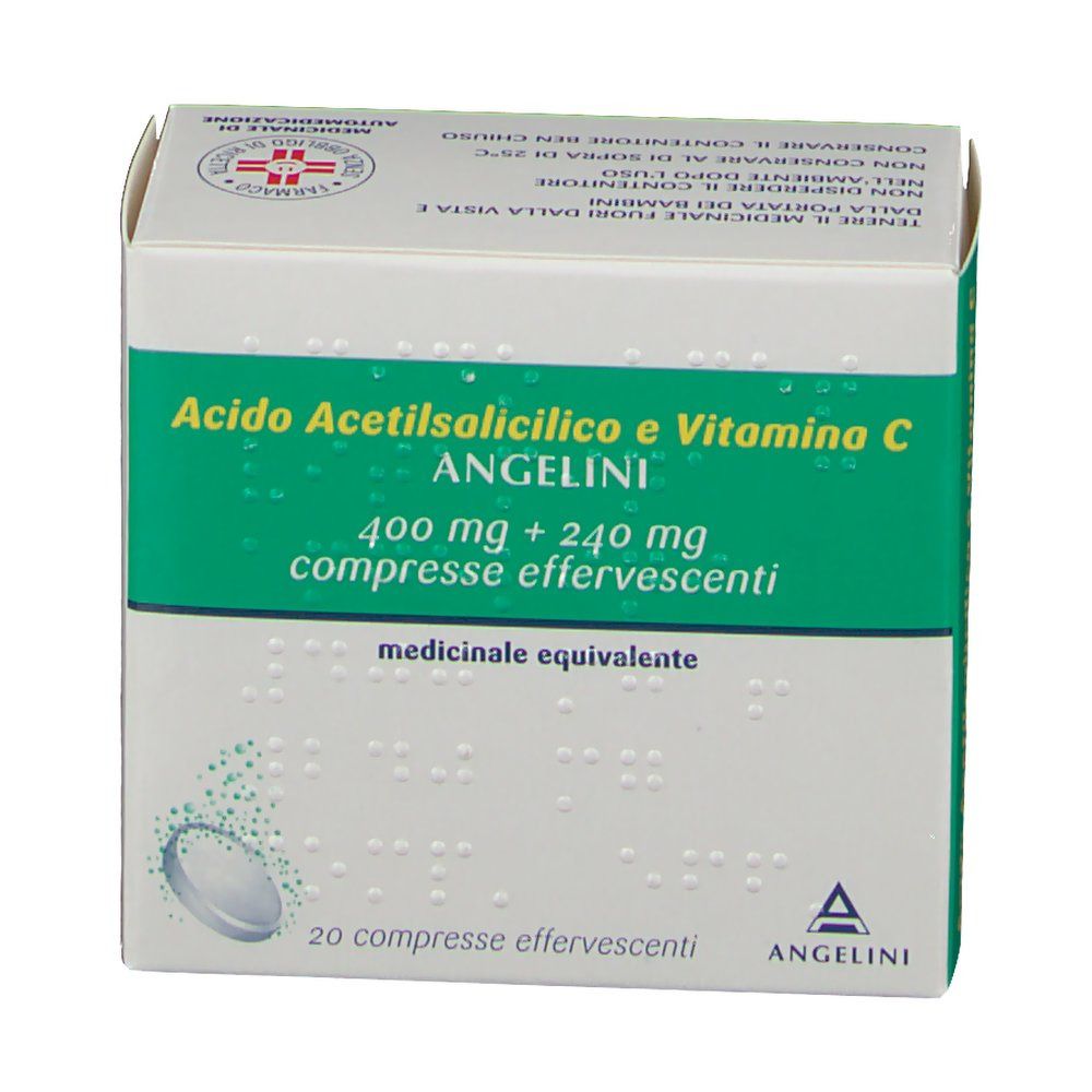 Acido Acetilsalicilico e Vitamina C compresse effervescenti