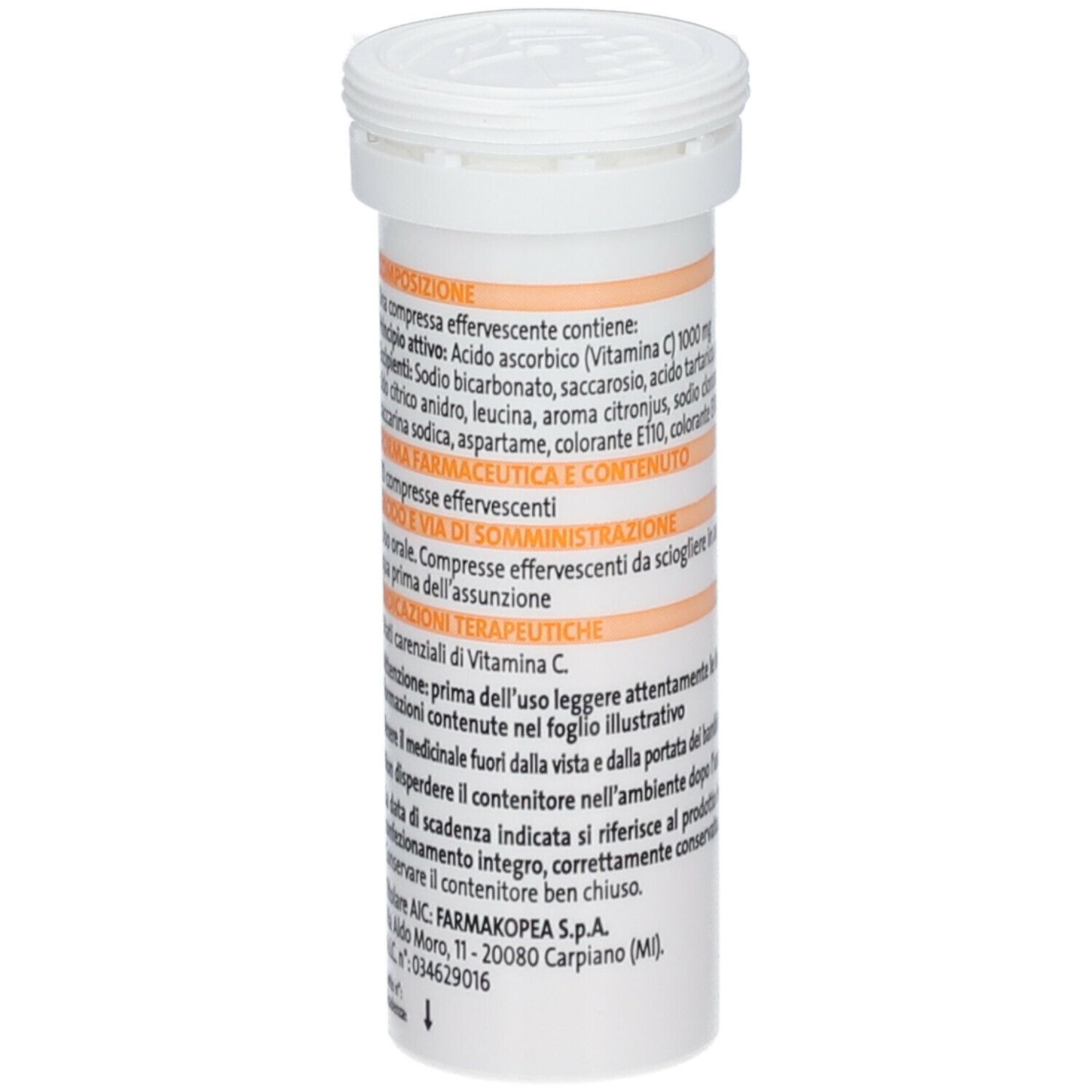 Farmakopea® Univit 1000 mg compresse effervescenti