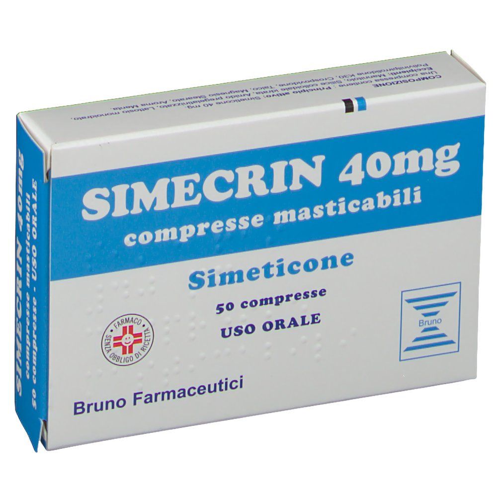 SIMECRIN 40 mg Simeticone compresse masticabili