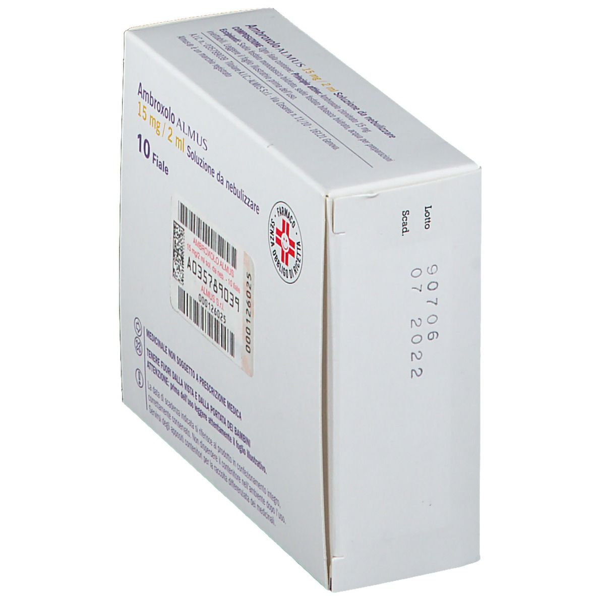 Ambroxolo Almus Soluzione da nebulizzare 15 mg/2 ml