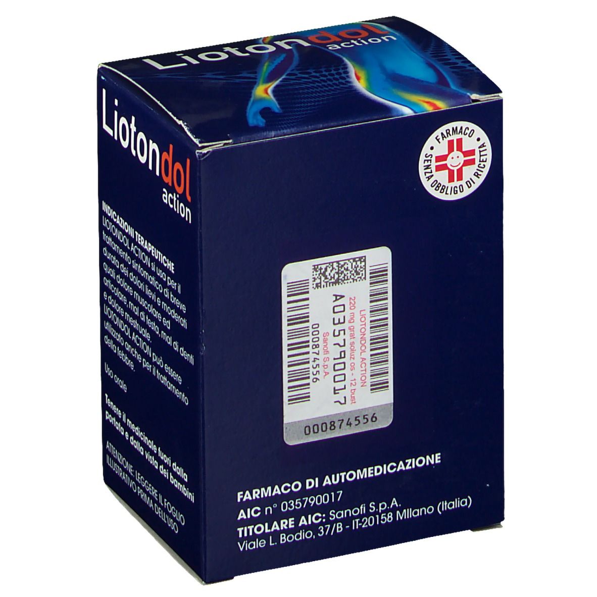 Liotondol Action 220 mg Granulato per soluzione orale