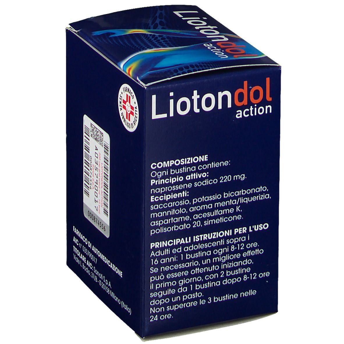 Liotondol Action 220 mg Granulato per soluzione orale